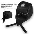 thumbnail image 5 of 6Pcs Chef Hat Cap Turbans Tie Back Black, 5 of 6
