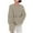 01 Khaki, variant on YueHuiYing Women's Turtleneck Oversized Sweaters Long Sleeve Pullover Loose Chunky Knit Jumper