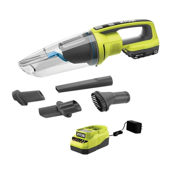 ONE 18V Cordless Wet/Dry Hand Vacuum Kit with 2.0 Ah Battery and Charger