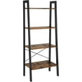 thumbnail image 1 of VASAGLE 4-tier Industrial Style Ladder Shelf In Soft Brown, 1 of 7