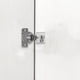 thumbnail image 4 of unbranded 1Jgo Bisagra Para Puerta De Gabinete Con Amortiguado Color Plata, 4 of 7
