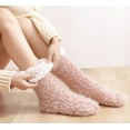 thumbnail image 6 of Yoyauz Women's Slippers, Plush Socks, Fluffy And Comfortable, Cabin Warm, Soft And Thick In Winter, Comfortable Wool Non-Slip Home Socks, 6 of 7
