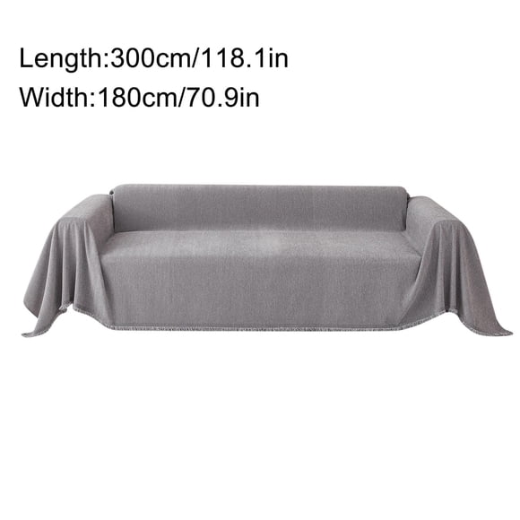 Sofa Cover Herringbone Pattern | Couch Protector Furniture Slipcover | Machine Washable Fabric Protection for Living Room | Non-Slip Decorative Throw for Chairs
