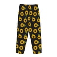 thumbnail image 5 of Xecao Sunflowers Women's Straight Lounge Pajama Pants: The Epitome of Relaxed Sleepwear, 5 of 9