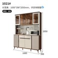 thumbnail image 1 of Light luxury dining side cabinet modern simple living room wine cabinet storage cabinet Kitchen cabinet tea cupboard against the My Lux Decor Round, 1 of 13