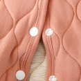 thumbnail image 5 of Usaibhir Baby Quilted Jacket, Lightweight Warm Padded Cardigan Coat for Toddler Kids 2-8Y, 5 of 10