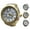 Golden 1, variant on harmtty Watch Ring Decorative Clear Dial Jewelry Clock Quartz Analog Finger Ring Watch for Adult,Silver 2