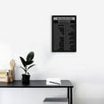 thumbnail image 4 of Motivational Office Canvas Wall Art Inspirational Painting Positive Entrepreneur Quote Poster 40 Rules for Success Picture Artwork Living Room Bedroom Decorative Frame Ready to Hang12x18, 4 of 6