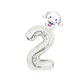 thumbnail image 3 of 2 piezas de dibujos animados de Sanrio, mini Kuromi, MyMelody, Cinnamoroll, bola de aluminio, globo digital para decoración de cumpleaños de niños, juguete para fiesta de bebé, 3 of 5