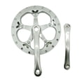 thumbnail image 1 of Juego de bielas de bicicleta perfecl 52 dientes 170mm plato único Plata, 1 of 8