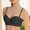 Black, variant on Amidoa Womens Bras Seamless Demi-Cup Black Push-up Solid Bras Brasieres for Womens L