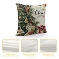 thumbnail image 4 of PHYHOO Christmas Pillow CoversChristmas Gloves Hello Decorative Red White Throw Pillow Covers Farmhouse Decoration for Home Couch White, 4 of 5