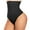 Style2:High waisted-Black, variant on VASLANDA Womens Waist Cincher Body Shaper Trainer Girdle Faja Tummy Control Underwear Shapewear Thong Panty