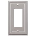 thumbnail image 2 of Elumina Continental Cast 1 Rocker Wallplate, Satin Nickel, 2 of 4