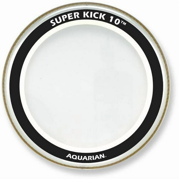 Aquarian Super Kick 10 Bass Drum Head Clear 24 in.