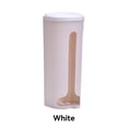 thumbnail image 3 of Kearding Estante de almacenamiento de bolsas de plástico con tapa para pared, cocina, baño, bolsas de basura de gran capacidad, caja de Organizadores de utensilios de cocina Blanco, 3 of 6