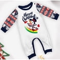 thumbnail image 5 of Pijamas familiares a juego de Navidad 2024, pijamas de arcoíris con muñeco de nieve alegre, conjunto de ropa para adultos y niños, mono de bebé + ropa para perros, 5 of 5