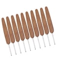 thumbnail image 4 of Ganchos de ganchillo, mango de bambú, agujas de coser, herramientas de bordado, una sola cabeza, 2,0 mm 10 Piezas Eigraketly HA006418-07, 4 of 6