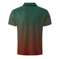 thumbnail image 6 of Vetsdori Mens Polo Shirts Short Sleeve Work Pullover Summer Gradient Casual Collar Tops for Men Graphic, 6 of 6