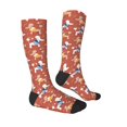 thumbnail image 3 of Fotbe Cute Poodle Dog print Women's Men's Novelty Crew Socks Cotton Socks Knee High Socks for Walking,Running,Nurses,Pregnancy, 3 of 9