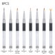 thumbnail image 2 of 8pcs Nail Brush Kit Nail Art Diseño Pintura Dibujo Polaco TFixol  8 piezas, 2 of 7