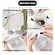 thumbnail image 5 of Bolsa de natación impermeable transparente, organizador de artículos de tocador portátil con asa de hebilla, bolsa de maquillaje de gran capacidad para playa, gimnasio, fitness, PVC, 35x27,5x15,5cm, 5 of 7