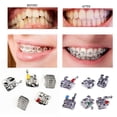 thumbnail image 3 of Soporte Dental, Soportes para Aparatos OrtopéDicos, 10 Juegos 100 Piezas Dientes de Aparatos OrtopéDicos Modelo Mini 022 Ranura 345, 3 of 3