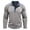 Light Gray, variant on COMVALUE Mens Long Sleeve Polo Shirts Fashion Casual Raglan Button Polo Tee Collared Golf Shirt (Blue, M)