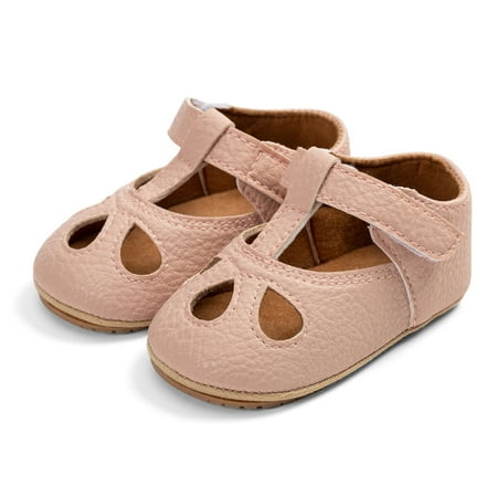 

Mildsown Summer Infant Baby Girls PU Leather Shoes Casual Anti-Slip Soft Sole Hollow Princess Shoes