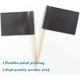thumbnail image 3 of 100 Pcs Black Flag Toothpicks Pure Black Flags Cupcake Toppers Decorations, Mini Small Color Flag Cupcake Pick Sticks Cocktail Toothpick Flag Cake Top, 3 of 4