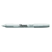 Sharpie Acid-Free Non-Toxic Permanent Marker, Fine Tip, Metallic Silver, Pack - 12