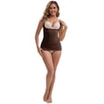 thumbnail image 5 of DARING DIVA Women's Seamless Shapewear with Open Bust and Tummy Control XL Dark Brown, 5 of 6