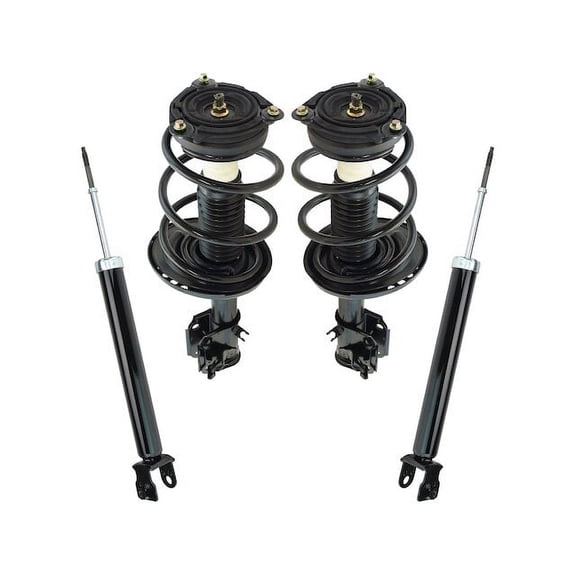 Front and Rear Shock Strut and Coil Spring Kit 4 Piece - Compatible with 2013 - 2017 Nissan Altima Sedan 2014 2015 2016