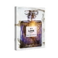 thumbnail image 2 of Wynwood Studio Fashion and Glam Wall Art Canvas Prints 'N1 Purple Love Paris' Perfumes - Purple, Gold, 2 of 5