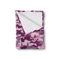 thumbnail image 2 of Abstract Soft Flannel Fleece Blanket, Army Camouflage Patterns Commando Uniforms Motif Woman Solider Elements, Cozy Plush for Indoor and Outdoor Use, 70" x 90", Plum Baby Pink Mauve, by Ambesonne, 2 of 6