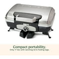 thumbnail image 4 of Cuisinart Petite Gourmet Portable Gas Grill, Compact Portable Grill Propane, 150 Sq. In. Cooking Surface, 5,500 BTU Burner Small Gas Grills for Camping, 4 of 7