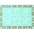 thumbnail image 1 of Ahgly Company Indoor Rectangle Abstract Light Blue Modern Area Rugs, 5' x 8', 1 of 4