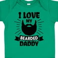 thumbnail image 4 of Inktastic I Love My Bearded Daddy with Beard Silhouette Boys or Girls Baby Bodysuit, 4 of 5