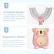 thumbnail image 5 of Cepillo de dientes manual de silicona en forma de U para niños Cepillo ergonómico de doble cara FleinngHoz JD711621216, 5 of 7