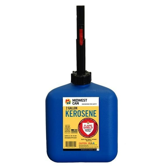 Midwest  2 gal Quicklfow Kerosene Can