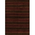 thumbnail image 1 of Ahgly Company Indoor Rectangle Abstract Orange Contemporary Area Rugs, 4' x 6', 1 of 1