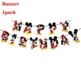 thumbnail image 1 of Mickey Mouse Birthday Party Supplies and Decorations Mickey Mouse Party Supplies Serves 10 Guests with Banner Plates Balloons Gao Jinjia LED, 1 of 2
