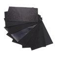thumbnail image 1 of BALAHAPY 8Ud Hojas De Cuero Sintético Negro Para Manualidades Fácil De Cortar Y Usar En Bisutería Y, 1 of 6