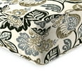 thumbnail image 4 of Jordan Manufacturing 46.5" x 24" Dailey Pewter Multicolor Paisley Rectangular Outdoor Deep Seat Chair Cushion Set with Welt, 4 of 10