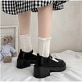 thumbnail image 3 of Women Platform Mary Jane Shoes Chunky Heel Round Toe Buckle Strap Casual Dress Shoes, 3 of 9