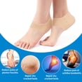thumbnail image 2 of Liwarace Elastic Gel Heel Protectors for Pain Plantar Fasciitis Heel Cups Cushion Pads, 2 of 16