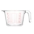 thumbnail image 1 of MasteelfCA Household Measuring Cup Heat-resistant Glass Measuring Cup Kitchen Baking Milk Cup, 1 of 9
