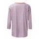 thumbnail image 5 of Camisetas de Manga Corta para las Mujeres a Rayas Impresas de Tres Cuartos de Manga, Cuello Redondo Casual Top, 5 of 5