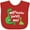 Red, variant on Inktastic My Pawpaw Grandpa Loves Me Dinosaur Boys Baby Bib