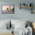 thumbnail image 2 of Bunny Rabbit on Bike by Nautical Beach 30 in x 24 in Framed Painting Art Print, by Stupell Home Décor, 2 of 7